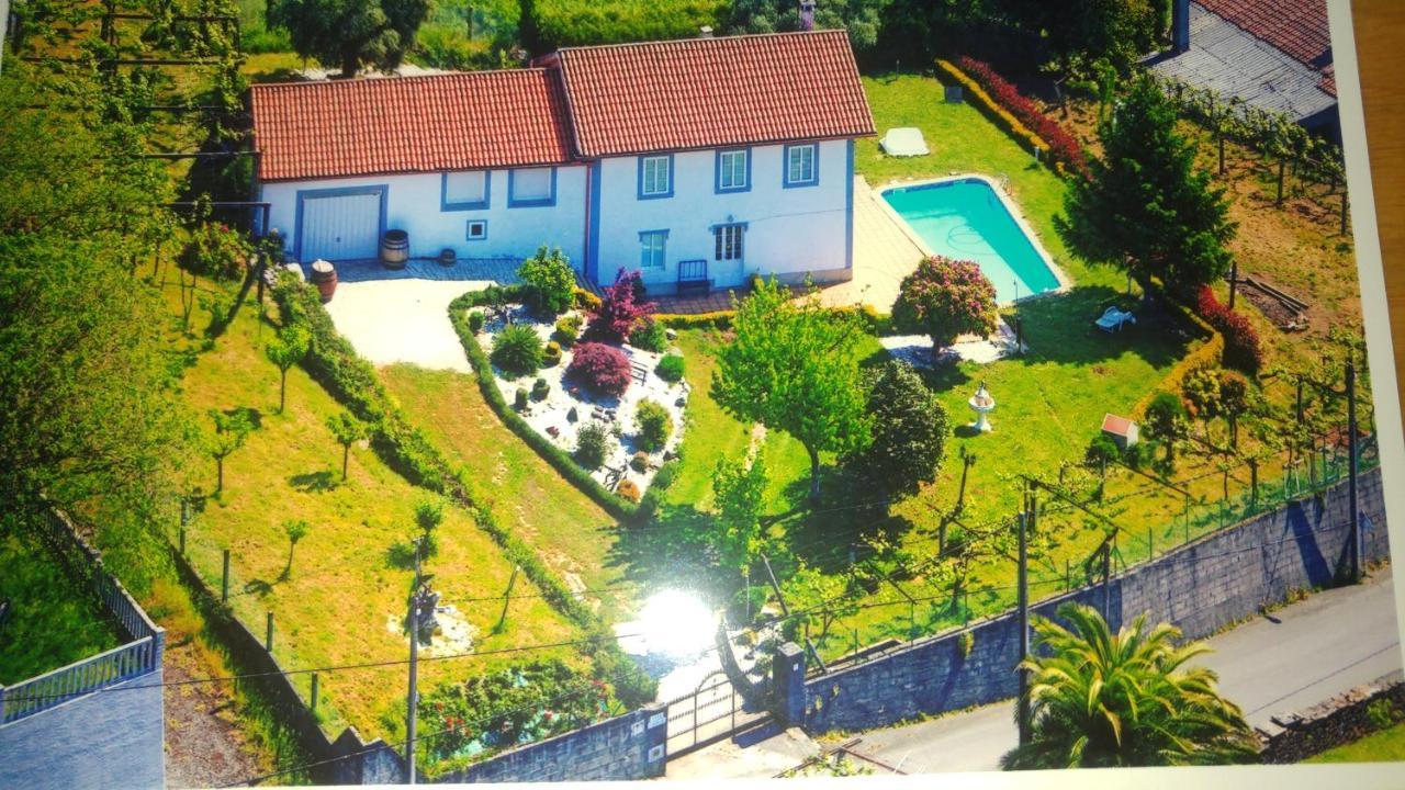 Casa Tarrio Con Piscina - Santiago De Compostela Villa Boqueixon Exteriör bild