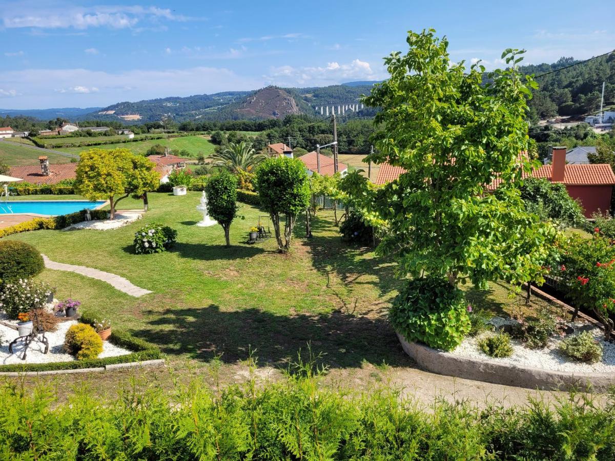 Casa Tarrio Con Piscina - Santiago De Compostela Villa Boqueixon Exteriör bild