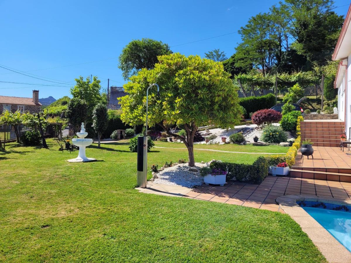 Casa Tarrio Con Piscina - Santiago De Compostela Villa Boqueixon Exteriör bild