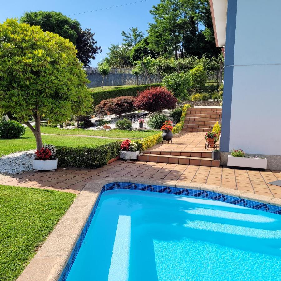 Casa Tarrio Con Piscina - Santiago De Compostela Villa Boqueixon Exteriör bild