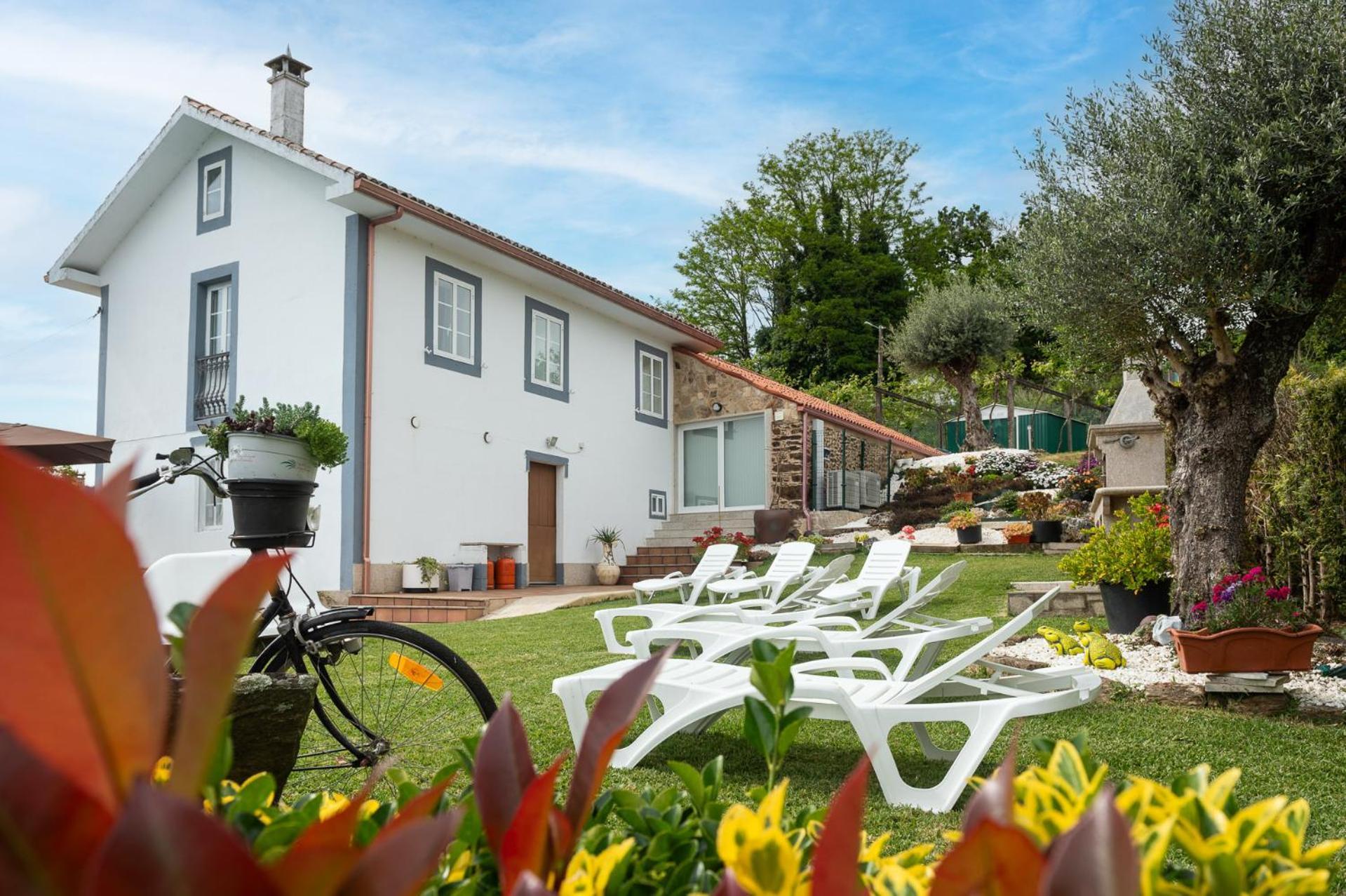 Casa Tarrio Con Piscina - Santiago De Compostela Villa Boqueixon Exteriör bild