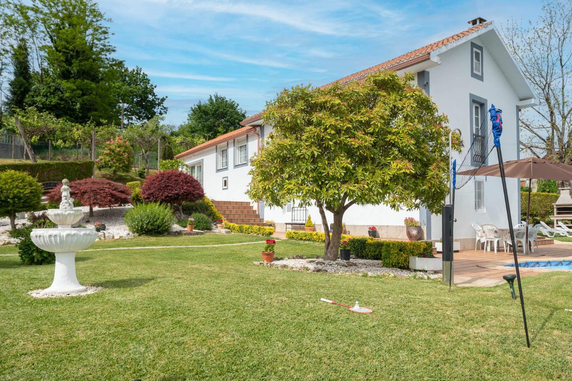 Casa Tarrio Con Piscina - Santiago De Compostela Villa Boqueixon Exteriör bild